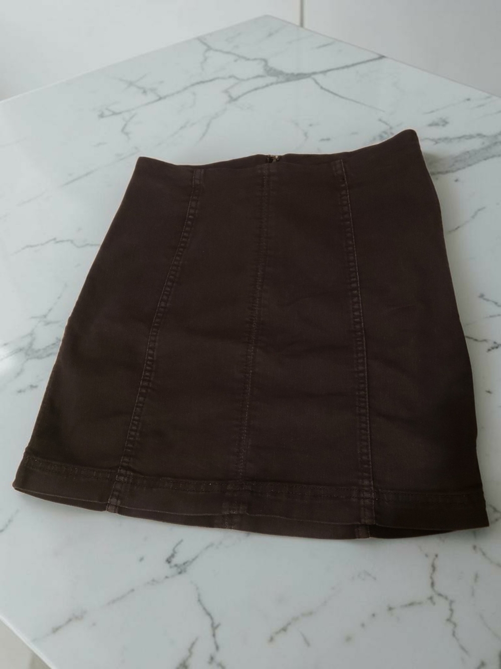 Free People Modern Femme Denim Mini Skirt